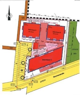 Lageplan Wohnung in Haus A