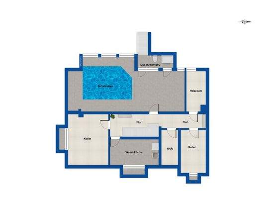 Grundriss Kellergeschoss