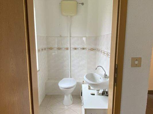 Gäste WC im Erdgeschoss