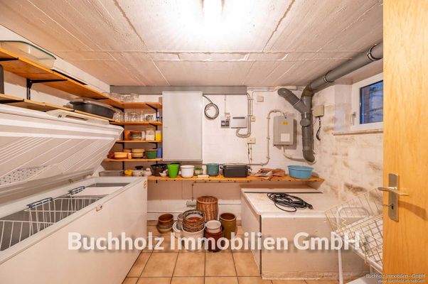 Vorratsraum im Kellergeschoss