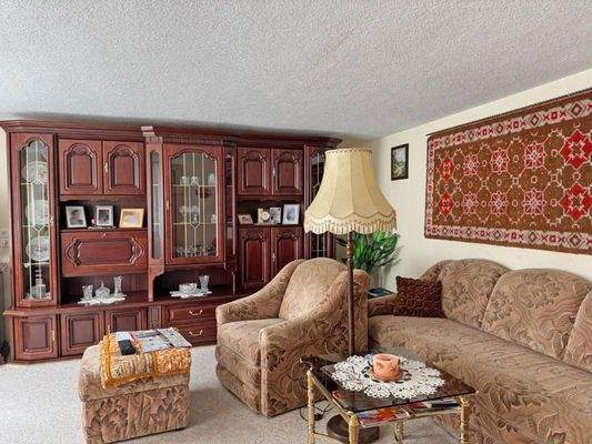 Wohnzimmer im Dachgeschoss