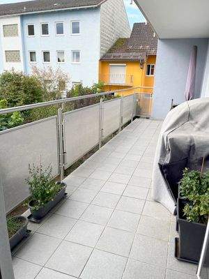 einer der beiden Balkone 