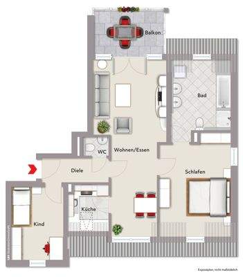 Durchdacht geplant: Der Grundriss, der Räume sinnvoll verbindet