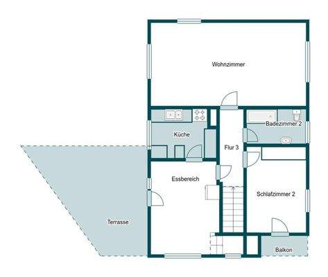 Grundriss Skizze 1.OG