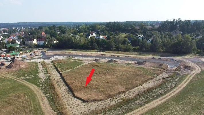 Baugebiet Am Heideanger mit Blick zur Dölauer Heide