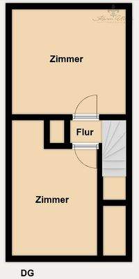 Grundriss Farbig - DG