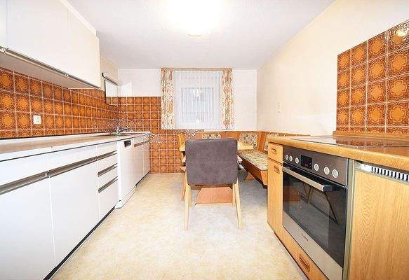 Geräumige Wohnküche voll funktionsfähig