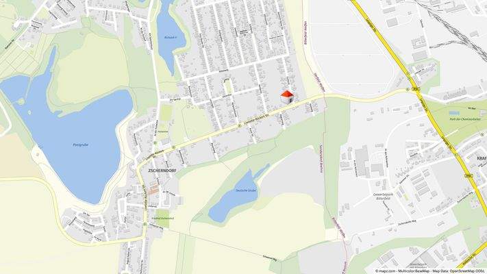 Geolyzer Kartenausschnitt