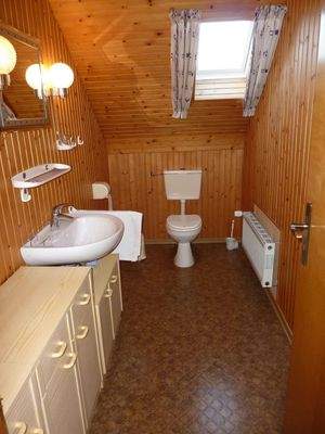 WC-Raum im DG mit Fenster