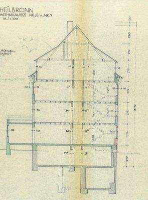 Mehrfamilienhaus - Schnitt