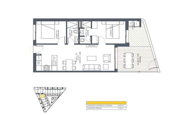 Flats with Communal Features in San Fulgencio, Alicante