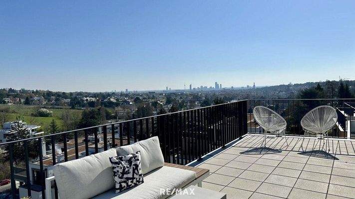 Terrasse mit Wienblick
