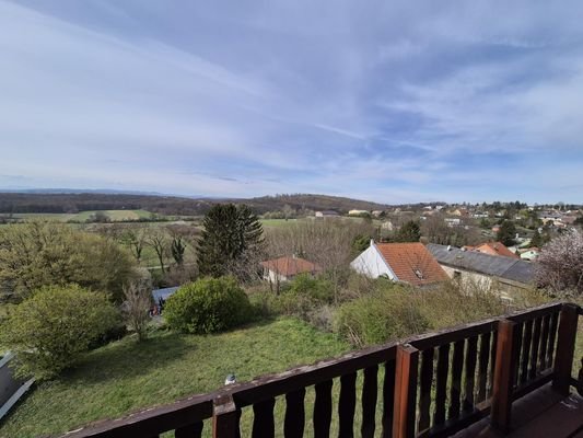 Ausblick vom Balkon
