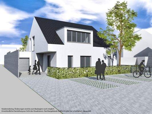 Vorderansicht Entwurfsplanung