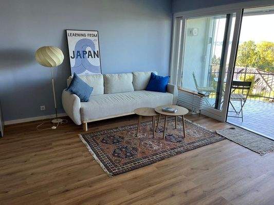 Wohnbereich mit Schlafcouch