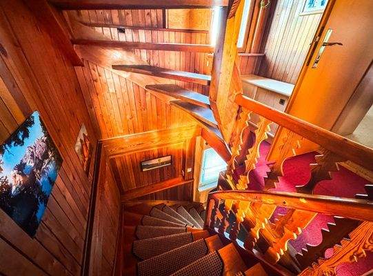 Treppenaufgang in Obergeschoss