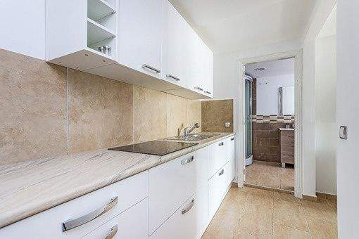 Küche des Apartments