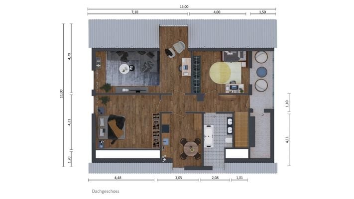 Grundriss Dachgeschoss