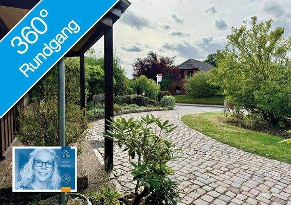 großzügig überdachter Eingangsbereich