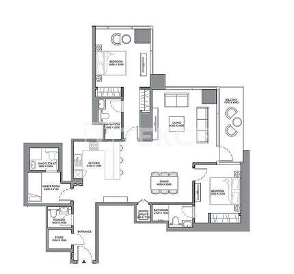 Luxurious Apartments with City View in Dubai Hartland ll