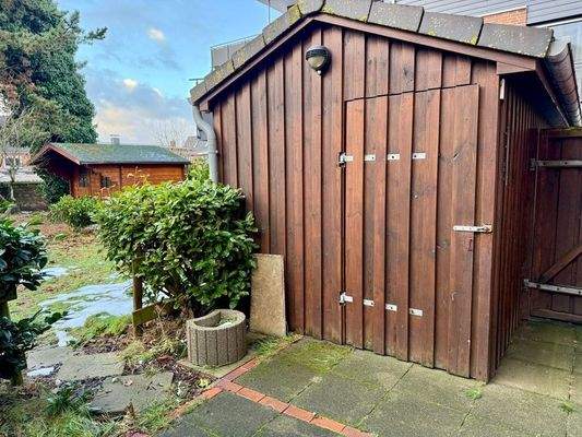 Gartenhaus in Holzbeuweise