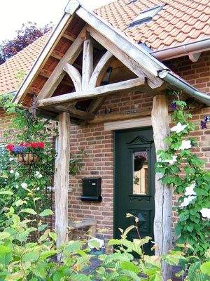 Hauseingang überdacht