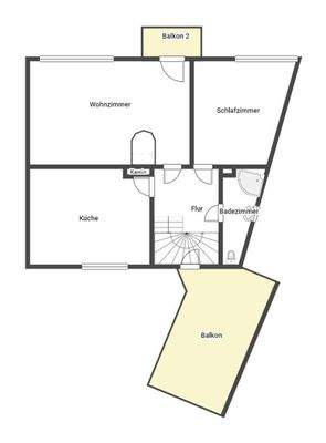 Grundriss Skizze 1.OG