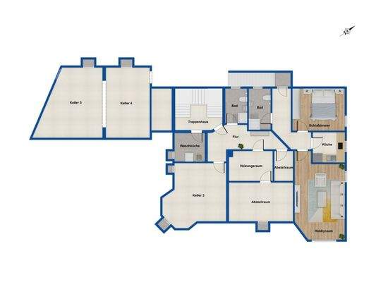 Grundriss Keller