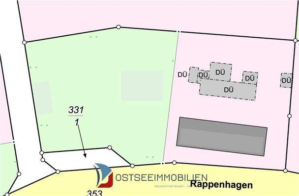 Lageplan- Ausschnitt