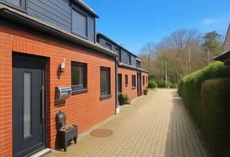 Wohnhaus mit Auffahrt