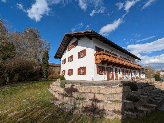 Süd-West-Terrasse am Haus