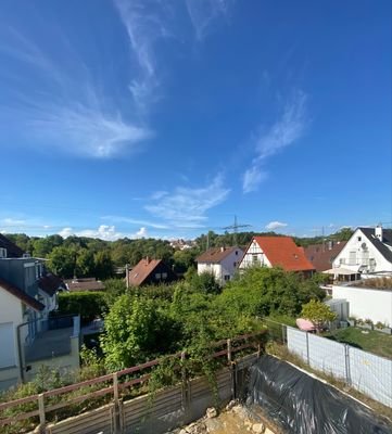 Ausblick vom Balkon