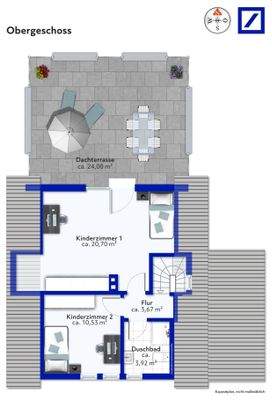 Grundriss Obergeschoss