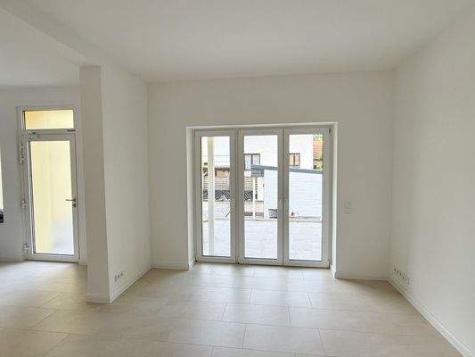 Eingang und Zugang zur Terrasse