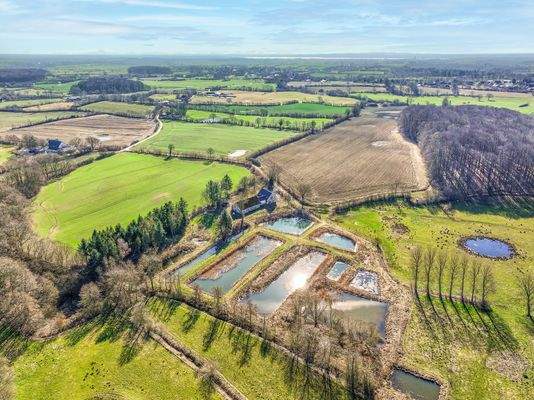 Blick Richtung Süd-Ost, die Schlei am Horizont