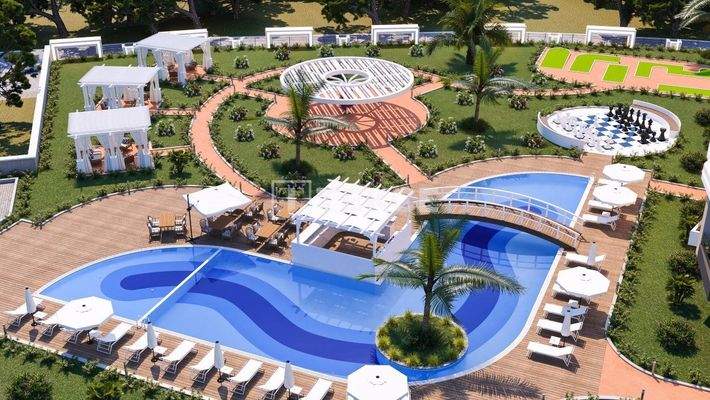 Elegant Design Sea View Apartments in Alanya Avsallar