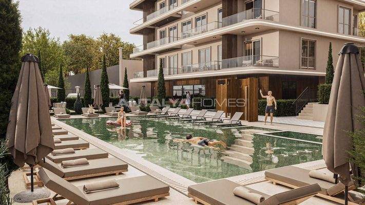 Apartments 1,5 Km from the Sea in Alanya Oba