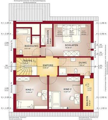 Grundriss EVO 139 V3 DG