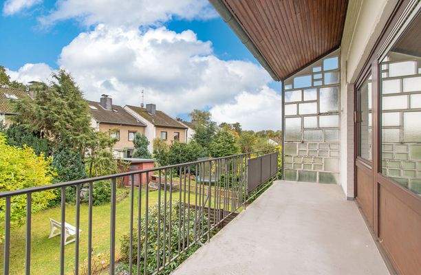 Balkon in Südausrichtung