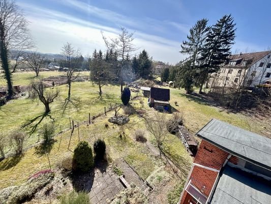 Blick auf den Garten
