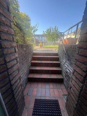 Treppe zum Garten