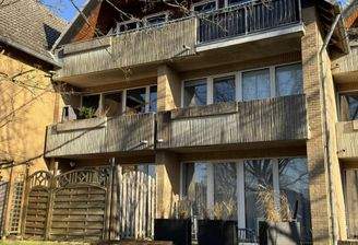 Terrassenansicht der Erdgeschosswohnung