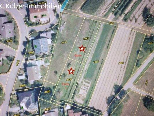 Garten bestehend aus 2 Flurstücke
