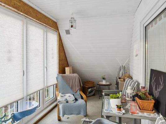 Wintergarten im Dachgeschoss