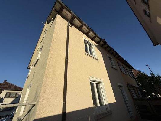 Rückansicht des Hauses