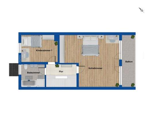 Grundriss Obergeschoss