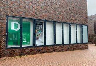 Ansicht Werbevitrinen