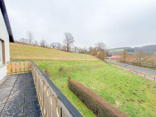 Aussicht vom Balkon