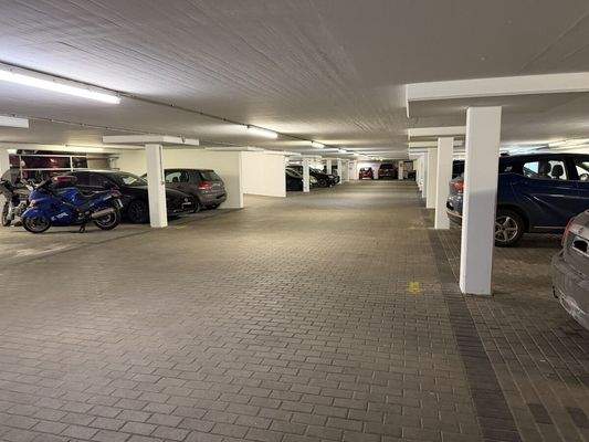 Blick in die Tiefgarage