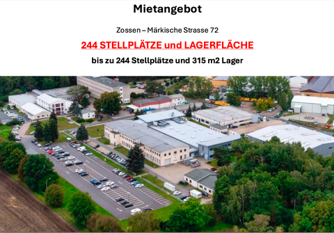 Zossen Industrieflächen, Lagerflächen, Produktionshalle, Serviceflächen